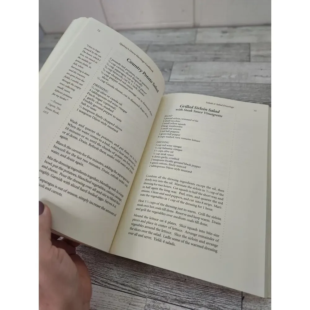 Quiveys Grove Heritage Cookbook Margaret Guthrie 1994 1st Edition 1st Print USED